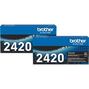 Original Brother Toner TN-2420, Doppelpack, schwarz