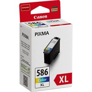 Original Canon Tintenpatrone CL-586 XL (6226C001), bis zu 3000 Seiten, Einzelpack, Tricolor, CMY