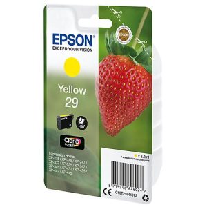 Original Epson Tintenpatrone 29, Einzelpack, gelb