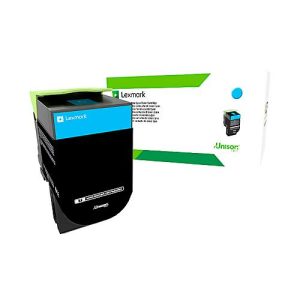 Original Lexmark Toner 802HE, Einzelpack, cyan
