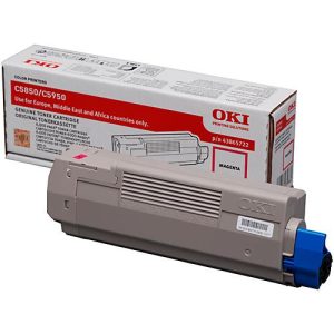 Original Oki Toner 43865722, Einzelpack, magenta