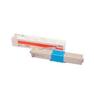 Original Oki Toner 46508713, Einzelpack, gelb