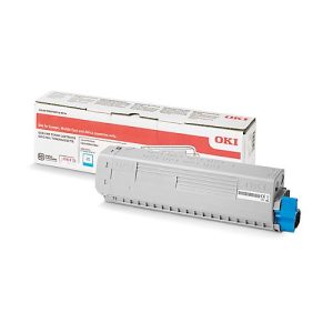 Original Oki Toner 47095703, Einzelpack, cyan