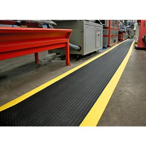 Orthomat® Arbeitsplatzmatte Diamond, Safety, lfm. x B 1200 mm