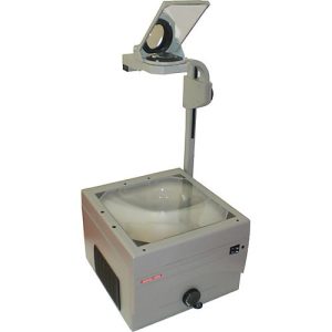 Overheadprojektor Anders & Kern Translux 431, Arbeitsfläche L 285 x B 285 mm, 400 W, 5200 lm, 3-Linsen-Objektiv, Kopf um 360° drehbar, Lampenwechsler