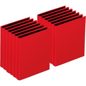 PAGNA Ringbuch, 2er-Mechanik, DIN A4, Rückenbreite 35 mm, 12 Stück, rot