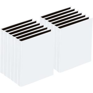 PAGNA Ringbuch, 2er-Mechanik, DIN A4, Rückenbreite 35 mm, 12 Stück, weiß
