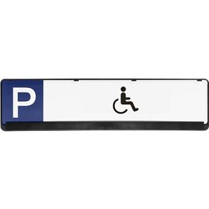 Parkplatzschild, Behindertenparkplatz Parkplatzschild, Behindertenparkplatz