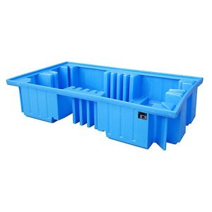 PE-Auffangwanne Bauer Typ WP, mit Auflagefläche, IBC, Variante WP 2/11