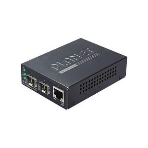 PLANET GT-1205A – Medienkonverter – 1GbE – 10Base-T, 100Base-TX, 1000Base-T – 3 Anschlüsse – RJ-45 / SFP (mini-GBIC)