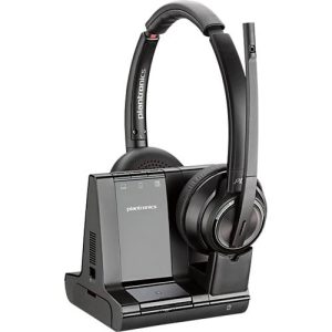 Poly Savi 8220 MS DECT USB-A-Headset, kabellos, Microsoft Teams zertifiziert
