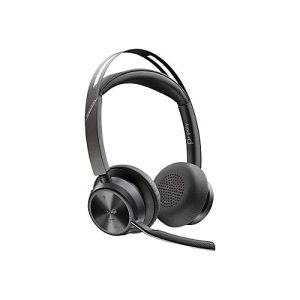 Poly Voyager Focus 2 – Headset – On-Ear – Bluetooth – kabellos – aktive Rauschunterdrückung