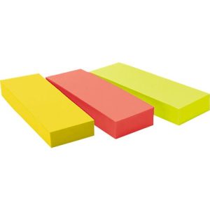 Post-it Haftstreifen 671-3, 3 x 100 Blatt, farbsortiert