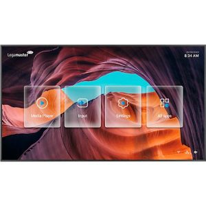 Präsentationsdisplay Legamaster Discover 2 DIS-8610 EU, 86′, 4K-UHD, 3840 x 2160 px, 1200:1, HDMI, USB, schwarz