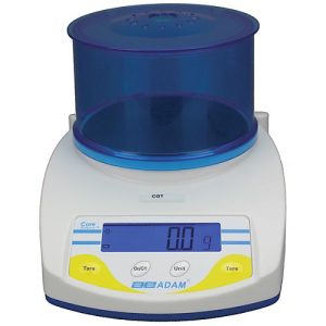 Präzisions-Waage Serie Core, stapelbar, mit robustem Gehäuse, Kapazität 1,5 kg, mit Windschutz