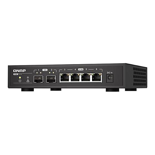 QNAP QSW-2104-2S - Switch - 6 Anschlüsse - unmanaged