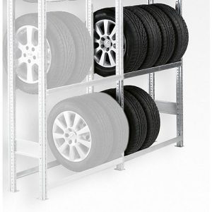 Räderregal R 3000, Anbaufeld, H 2278 x B 1283 mm, 2 Traversenpaare
