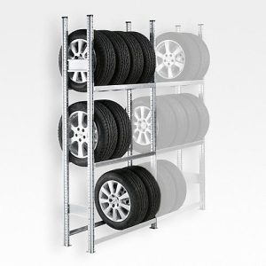 Räderregal SSI Schäfer R3000, Grundregal, B 994 mm