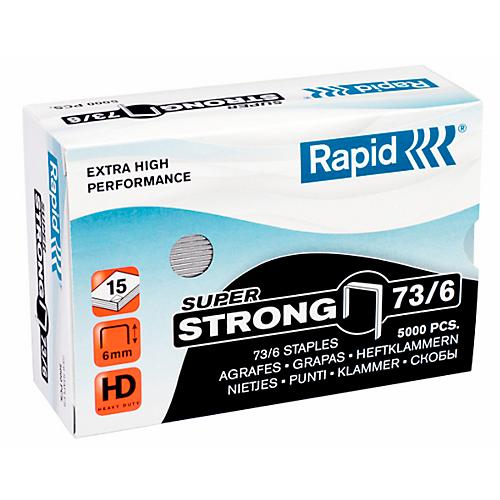 Rapid SuperStrong Heftklammern 73/6, heftet bis 15 Blatt, 5.000 Stück