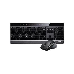 Rapoo 8900P – Tastatur-und-Maus-Set – kabellos – 5 GHz – Schwarz