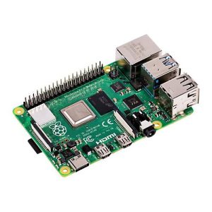 Raspberry Pi 4 Model B – Einplatinenrechner – Broadcom BCM2711 / 1.5 GHz – RAM 1 GB – 802.11a/b/g/n/ac, Bluetooth 5.0