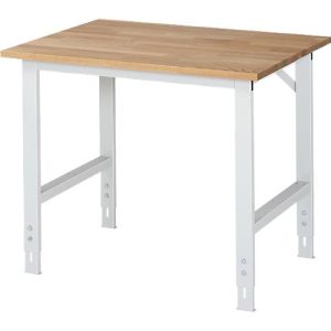 RAU Arbeitstisch, Buche-Platte, B 1000 x T 800 x H 760-1080 mm