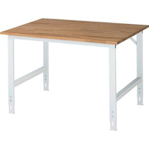 RAU Arbeitstisch, Buche-Platte, B 1250 x T 1000 x H 760-1080 mm