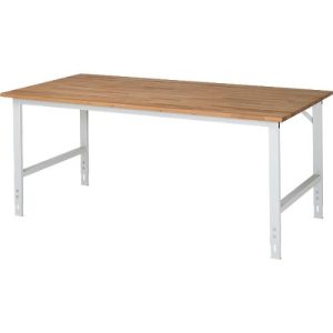 RAU Arbeitstisch, Buche-Platte, B 2000 x T 1000 x H 760-1080 mm