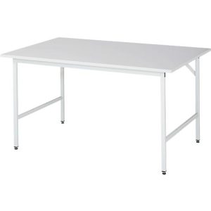 RAU Arbeitstisch, Melamin-Platte, 1500 x 1000 x 800-850 mm