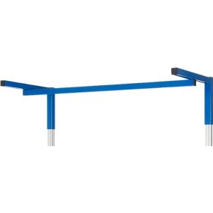 Rau Laufschiene für höhenverstellbare Arbeitsplatzsysteme Serie E, mit Beleuchtungsleiste & Karabiner, B 1500 x T 40 x H 40 mm, bis 30 kg