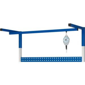Rau Laufwagen für höhenverstellbare Arbeitsplatzsysteme Serie E, 8-Rollen, verzinkter Karabiner, B 20 x T 10 x H 60 mm, bis 30 kg