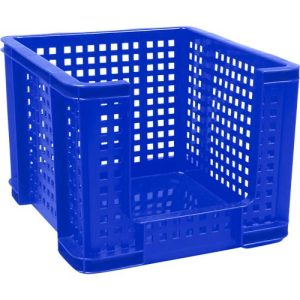 Really Useful Boxes Gitterbox, 35 Liter, Öffnung vorne, blau