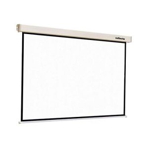 Reflecta Crystal-Line Rollo – Leinwand – Deckenmontage möglich, geeignet für Wandmontage – 221 cm (87′) – 1:1 – BetaLux