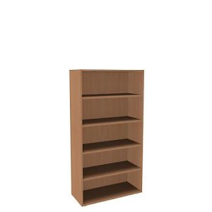 Regal, einteilig, B 1000 mm, 5 OH, Buche-Dekor