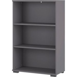 Regal Profi 2.0, aus Holz, 3 OH, 2 Fachböden, 4 Kunststofffüße, B 800 x T 400 x H 1230 mm, graphit