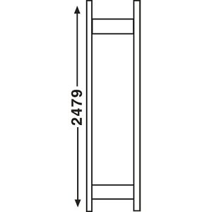 Regalsystem R 3000, Rahmen, H 2490 x T 300 mm