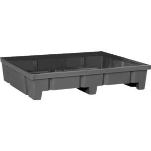 Regalwanne, Polyethylen, unterfahrbar, chemikalienbeständig, Korrosionsschutz, 1000 l Volumen
