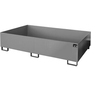 Regalwanne Typ RW/RW 2200-2, ohne Gitterrost, grau RAL7005
