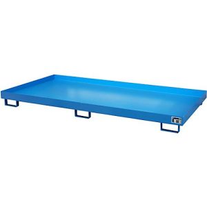 Regalwanne Typ RW/RW 2700-1, ohne Gitterrost, blau RAL5012