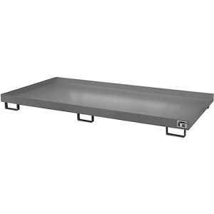 Regalwanne Typ RW/RW 2700-1, ohne Gitterrost, grau RAL7005