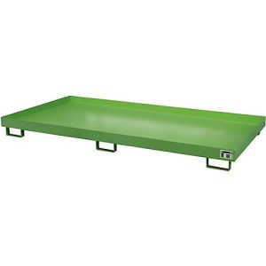 Regalwanne Typ RW/RW 2700-1, ohne Gitterrost, grün RAL6011