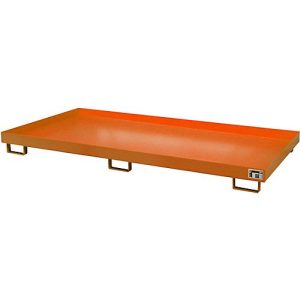Regalwanne Typ RW/RW 2700-1, ohne Gitterrost, orange RAL2000