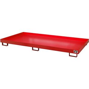 Regalwanne Typ RW/RW 2700-1, ohne Gitterrost, rot RAL3000