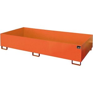 Regalwanne Typ RW/RW 2700-3, ohne Gitterrost, orange RAL2000