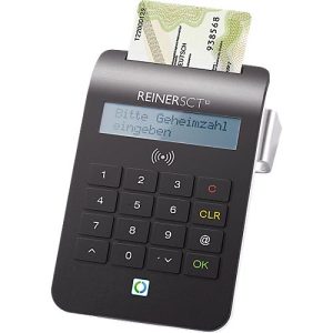 REINERSCT Chipkartenleser cyberjack RFID komfort, PIN-Eingabe, Multi-Applikationen