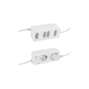 REV BiniPlus 6i – Steckdosenleiste – Wechselstrom 230 V – 3500 Watt – Ausgangsanschlüsse: 6 (2-polig, 3-polig) – 1.4 m Schnur