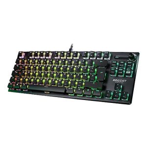 ROCCAT VULCAN TKL PRO – Tastatur – Hintergrundbeleuchtung – USB – Deutsch – Tastenschalter: Roccat Titan Optical Schalter
