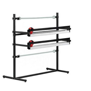 Rocholz Doppel-Schneidständer System, feststehend, waagerecht, Schnittbreite 1250 mm, B 1620 x T 850 x H 1665 mm