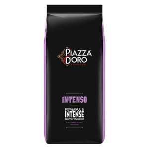 Röstkaffee Piazza D‘ Oro Intenso Espresso, schonend geröstet, ganze Bohnen, UTZ- zertifiziert, 1Kg