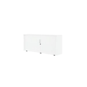 Rollladenschrank, 2 OH, 1teilig, mit Mitteltrennwand, B 1600 mm, weiß